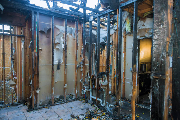 Professional Emergency Fire Cleanup technician working in Stanleytown, VA